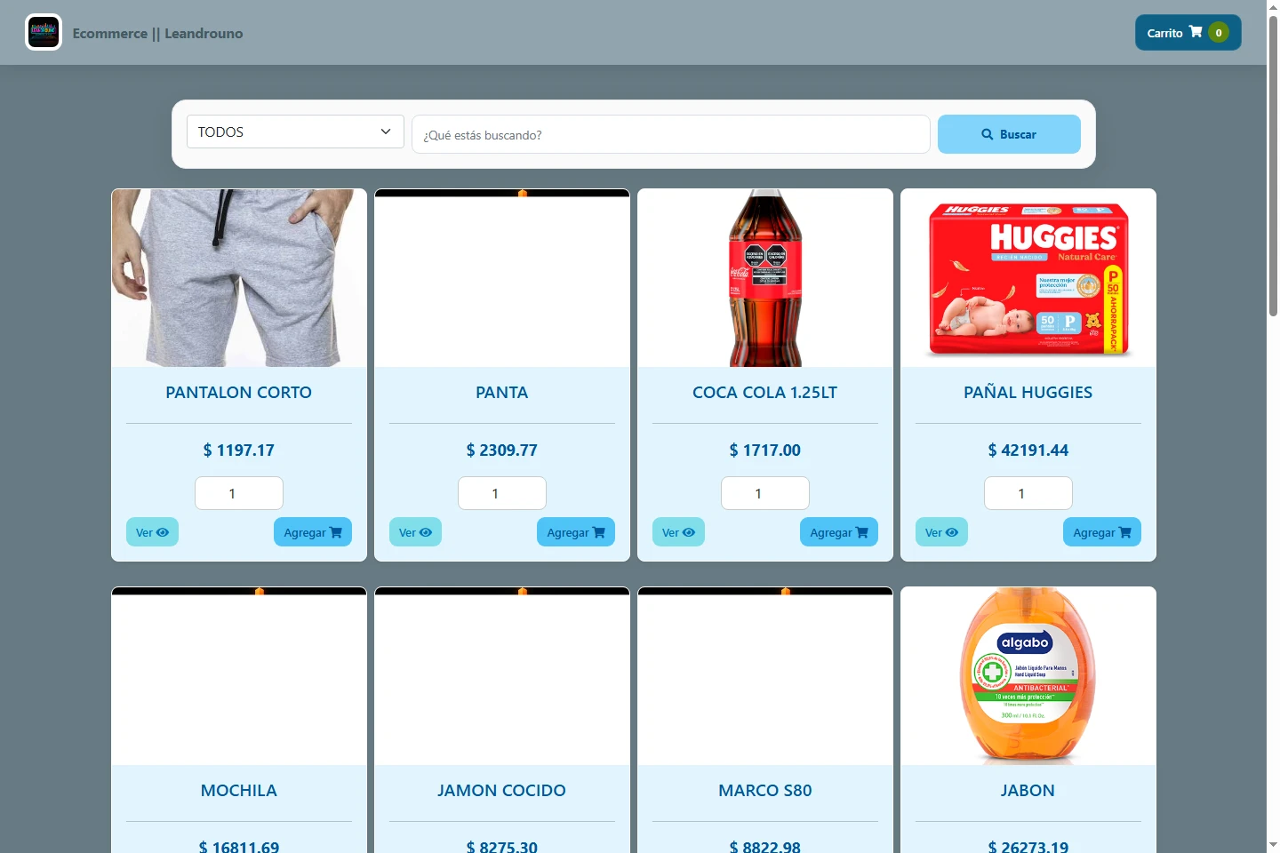 Sistema ecommerce